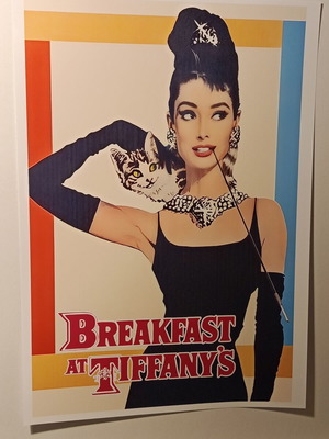Breakfast At Tiffany's A4 poster