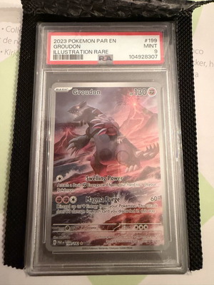 Groudon PAR 199/182 PSA9 card new