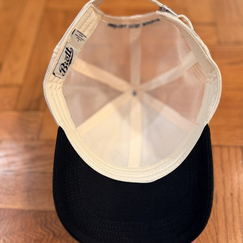 Brett Hat new, beige and black, size large, mesh back