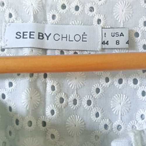 See by Chloé dress like new, cotton and linen, size M