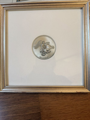 Ilias Lalaounis Silver Medal Human Rise 925 Like New