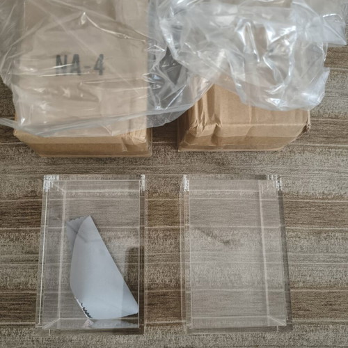 Acrylic case for booster bundle, brand new, pack of 2