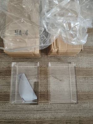 Acrylic case for booster bundle, brand new, pack of 2
