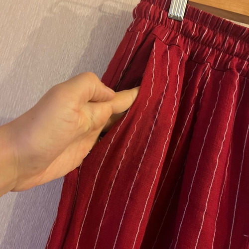 Lumina set red with stripes used