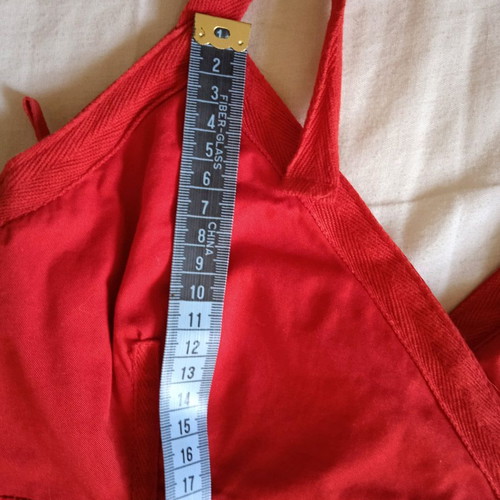 Vintage red halter mini dress Just In size M like new