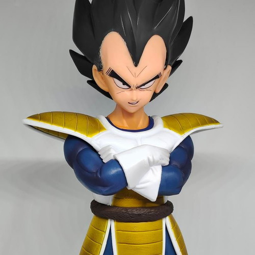 Vegeta Dragon Ball Z figure 24cm with removable Scouter like new
