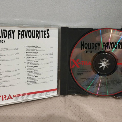 Holiday Favourites Greece CD like new, pop
