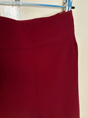Zara παντελόνα μπορντό σαν καινούργιο, μέγεθος Small