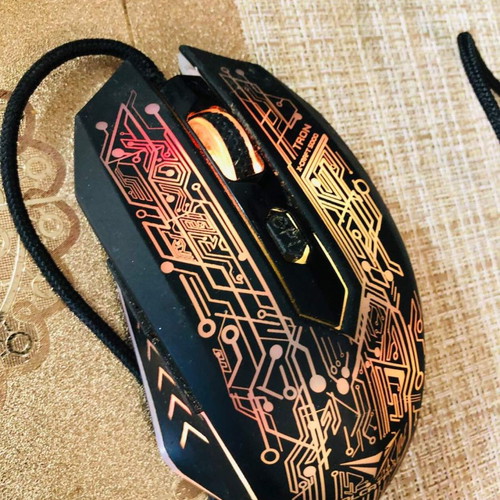 Alcatroz X-Craft Pro Tron 5000 used optical gaming mouse