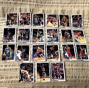 Συλλογή 21 αυτοκόλλητα basketball USA 1994