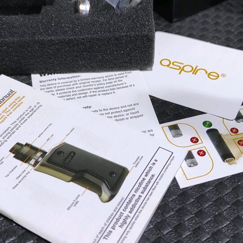 Aspire Revvo Feedlink Squonk Kit 80W blue like new