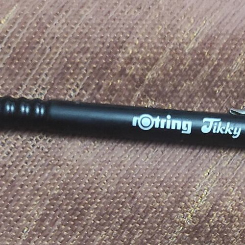 Rotring rapidograph set with sharpener and ink