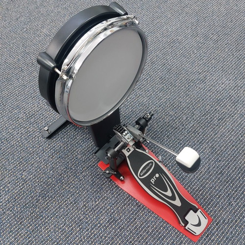 Millenium PD-122 Pro Bass Drum Pedal and MPS-850 Mesh Head Kick Pad with 16" Turkey Crash
