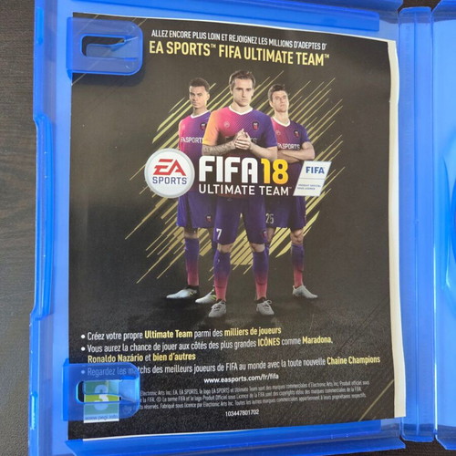 Fifa 18 PlayStation 4 game like new