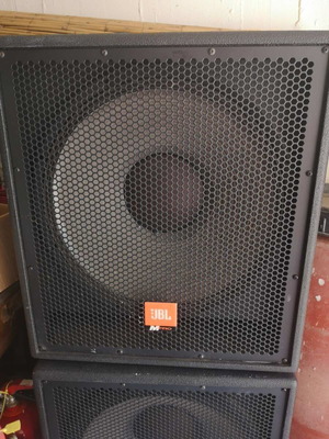 Ηχεία JBL MP418S SubWoofer μεταχειρισμένα, 2 τεμάχια, 18 ιντσών, 2400 Watts peak