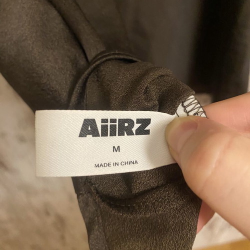 Brown Satin Mini Dress AiiRZ like new, fits S-M