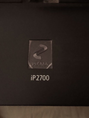 Canon Pixma iP2700 printer used, for parts, with box