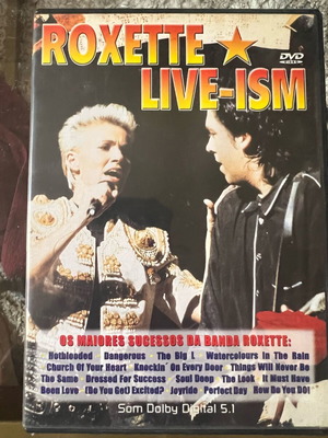 Roxette Live Ism DVD used, rare Latin America edition