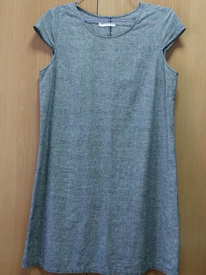 Mexx Checked Dress White-Black Like New Straight Cut