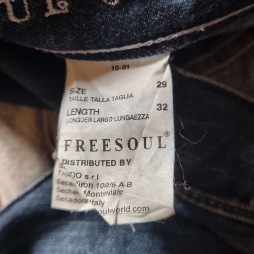 Jeans Freesoul like new, size 32, blue