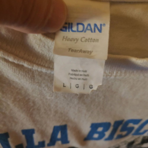 Gb tshirt μεταχειρισμένο, μέγεθος L, άσπρο, Gildan