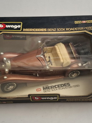 Μοντέλο Mercedes Benz 500K Roadster 1936 σαν καινούργιο, κλίμακα 1:20