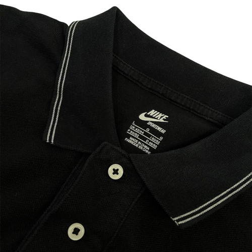 Nike men's polo shirt like new, black, size L