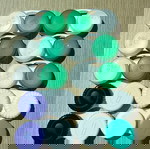 Θήκες φακών επαφής νέες, λευκές