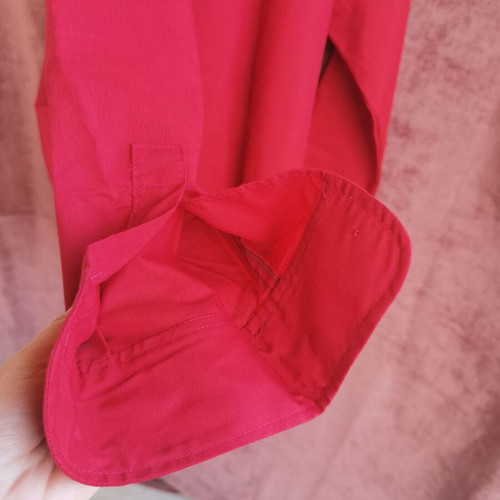 Dark red dress shirt 3XL like new, long sleeve