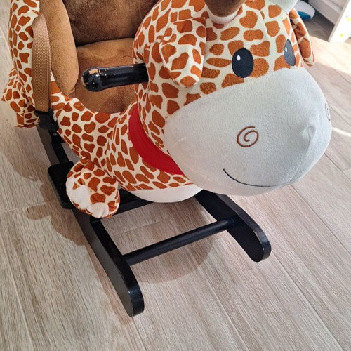 Baby rocking toy with sound like new