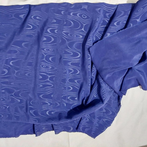Thin blue roua fabric silk viscose 250x150cm new