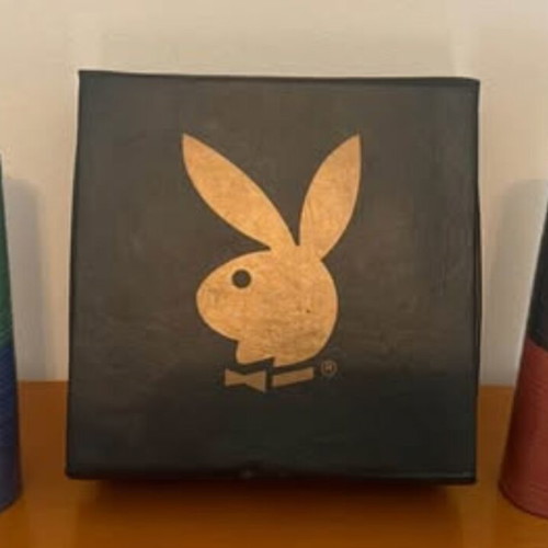 Playboy Poker Set with 180 Chips like new