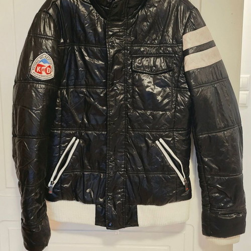 Kelto shiny kids jacket like new, black, size 13-14 years