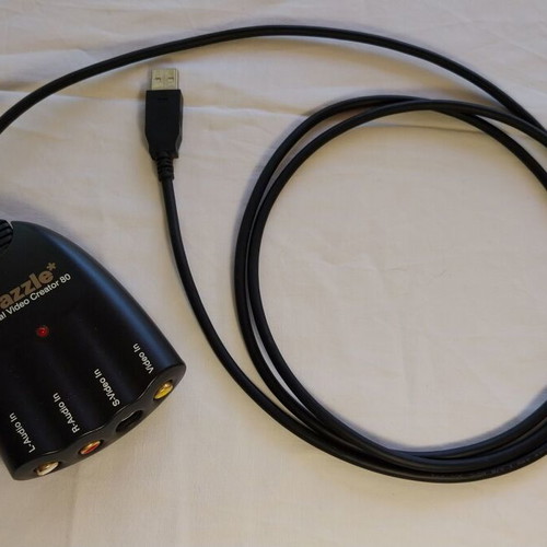 Pinnacle Dazzle 80 analog video converter card like new with cables