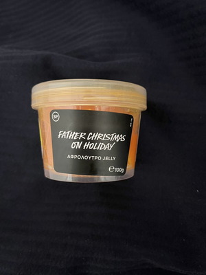 Lush Father Christmas On Holiday shower jelly new, scent of Cinders