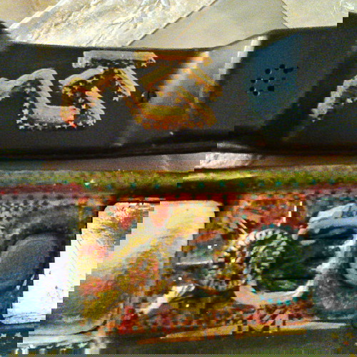 Τηλέφωνο έργο τέχνης ζωγραφισμένο στο χέρι, μοναδικό και περίεργο