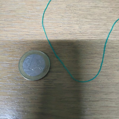 Light green thread 1/40 fine thickness like new