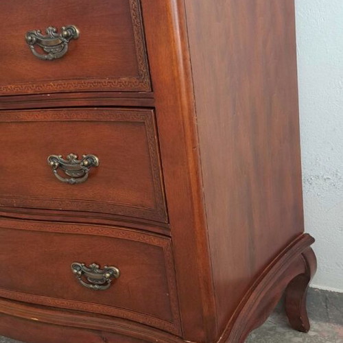 Vintage chic wooden chest of drawers like new