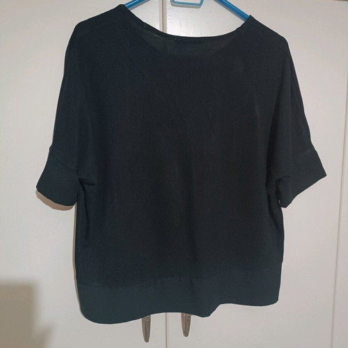 Zara blouse black like new, size S