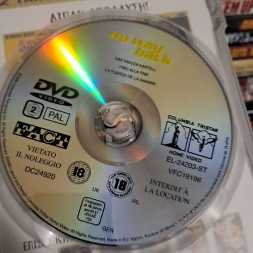 Monomaxos and No Way Back DVD like new, action adventure drama