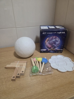 DIY Moon Night Lamp Craft Kit new