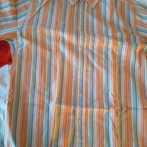 Men's summer shirts like new, pack of 7, large, multicolor