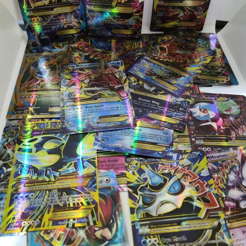 Pokemon Mega Evolution EX Holographic Foil Card Set, 60 pcs