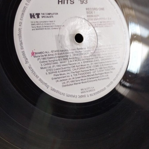 Va Smash Hits 93 LP album used, pop genre