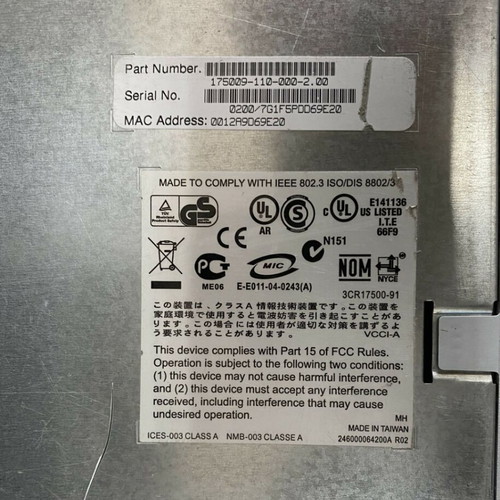 3Com 3CR17500-91 3226 switch restored