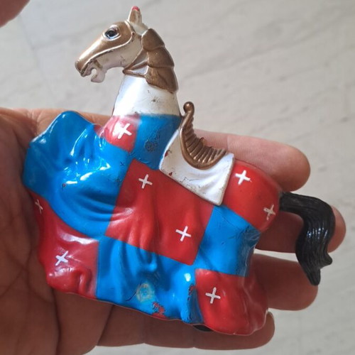 Horse figure used with wheels, collectible