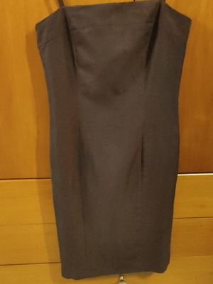 Dress burgundy like new, beautiful fabric
