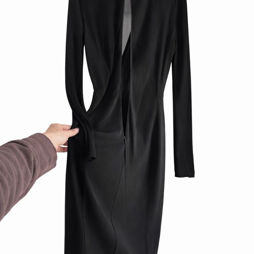 Gucci black dress wrap design medium like new