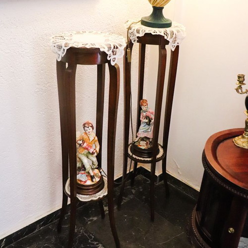 Vintage flower stands set like new