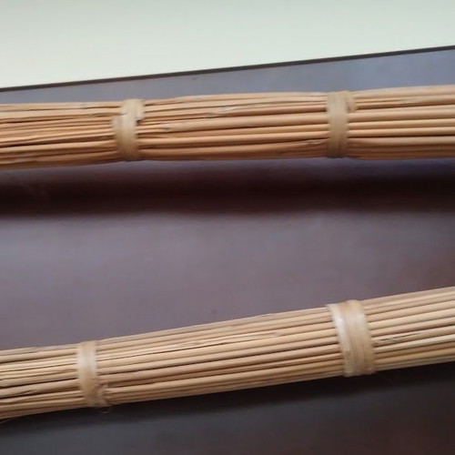 Handmade brooms like new, natural rice straw fibers